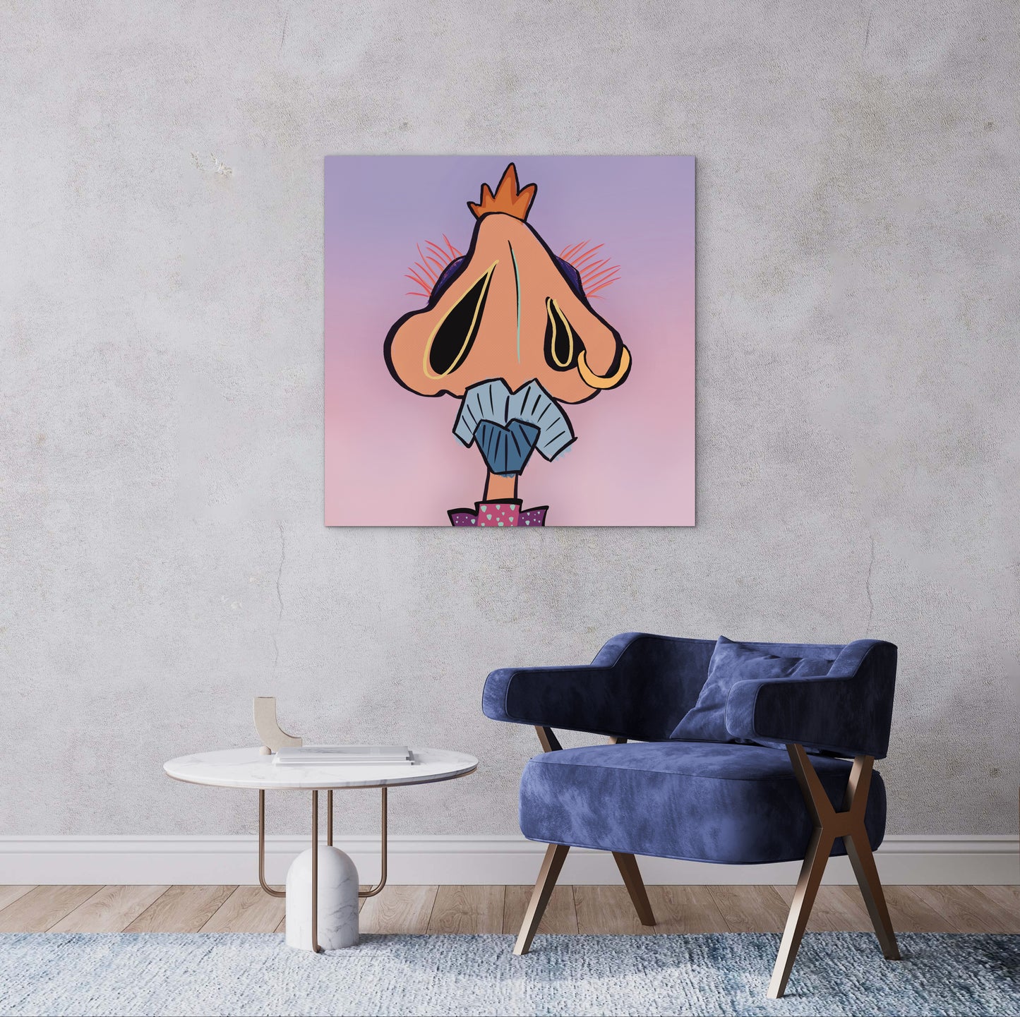 Floating on my pink cloud